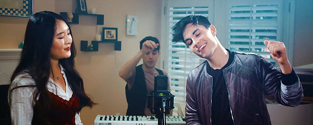 Kurt Hugo Schneider feat Sam Tsui feat Megan Lee recorded with the LEWITT LCT 940 fet tube hybrid microphone