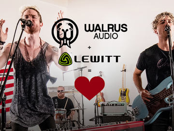 LEWITT MTP 740 CM at Walrus Audio "Songs at the Shop" with Walk the Moon
